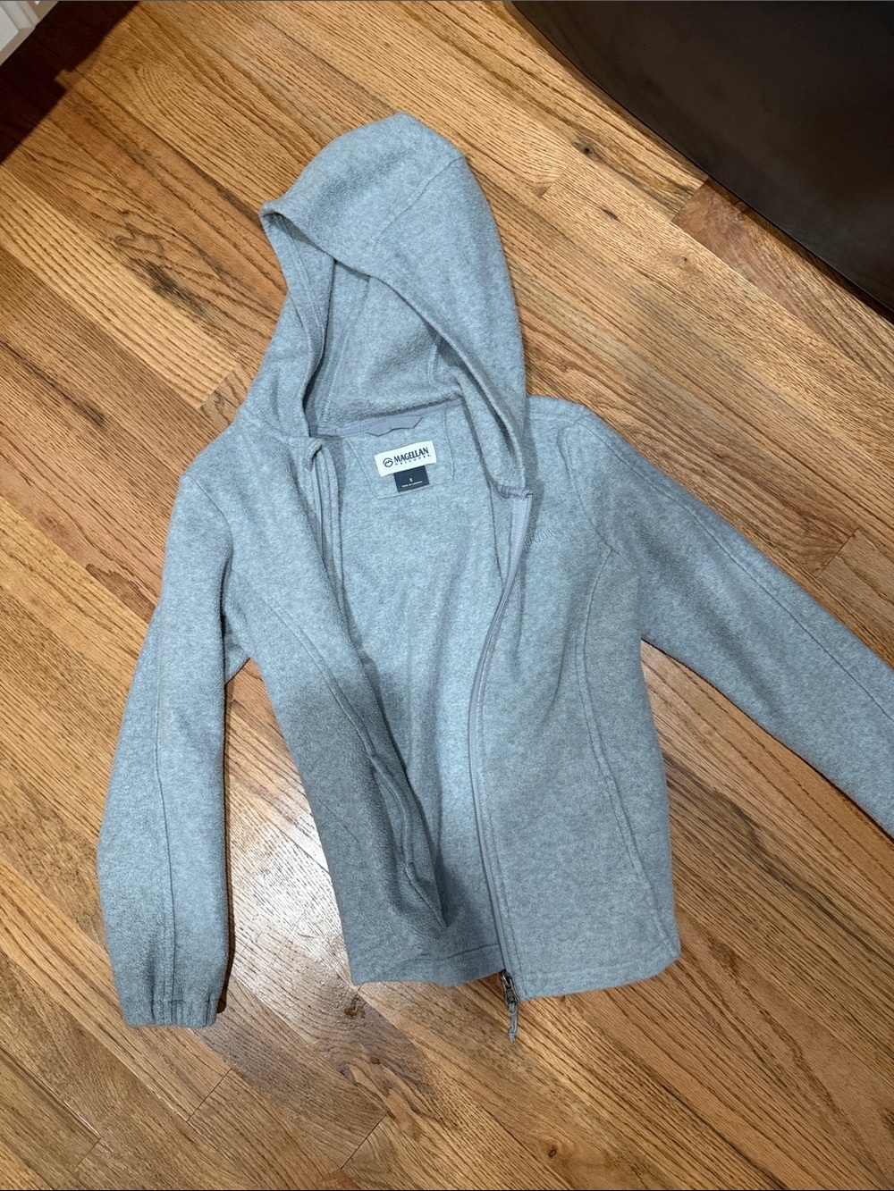 Magellan Outdoors Light Gray Kids Hooded Jacket